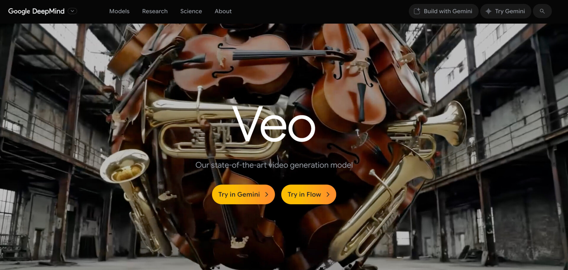 Veo 3 — интерфейс