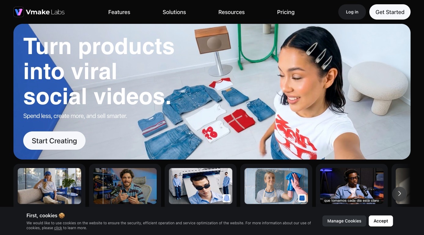 Vmake Fashion Model Studio — превью сервиса
