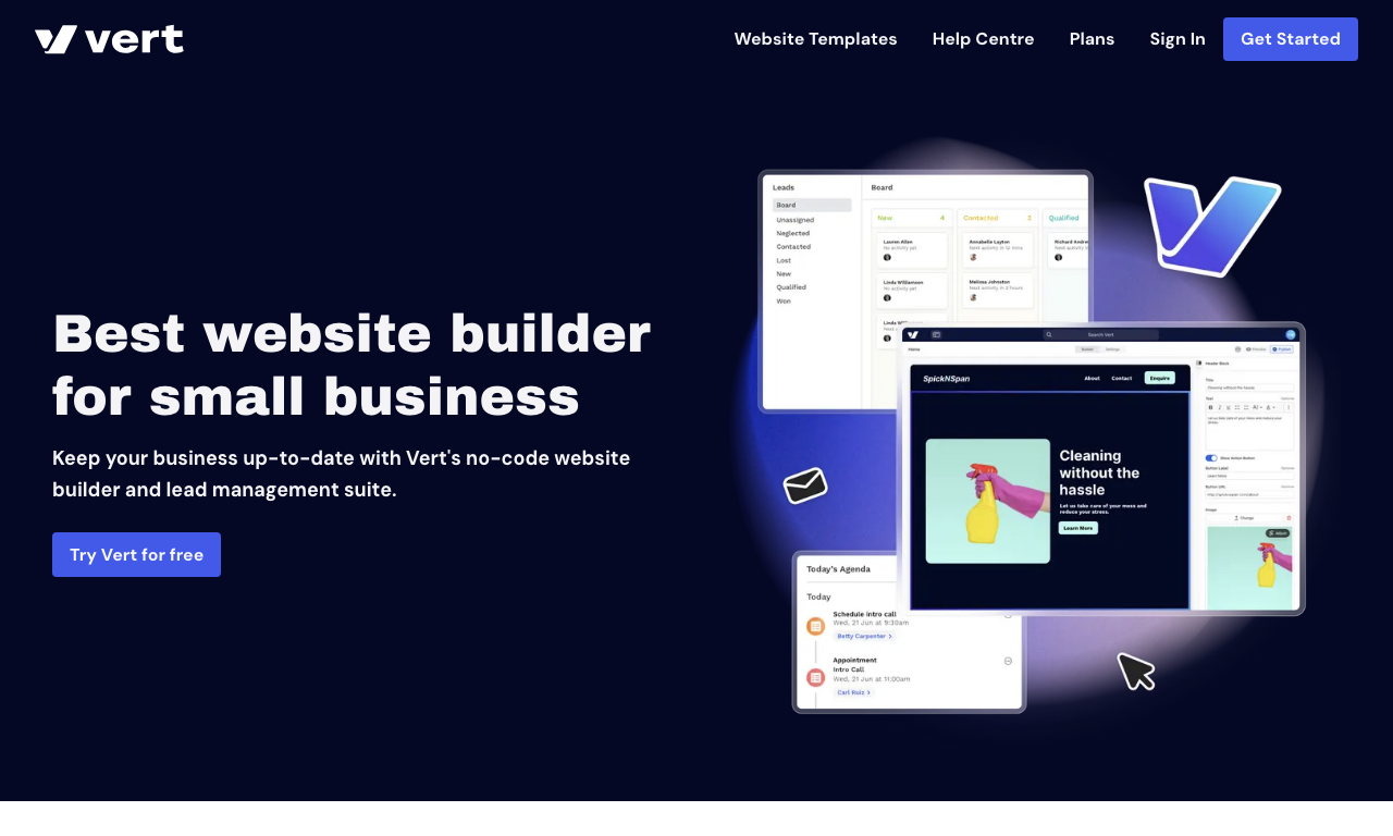 Vert — интерфейс