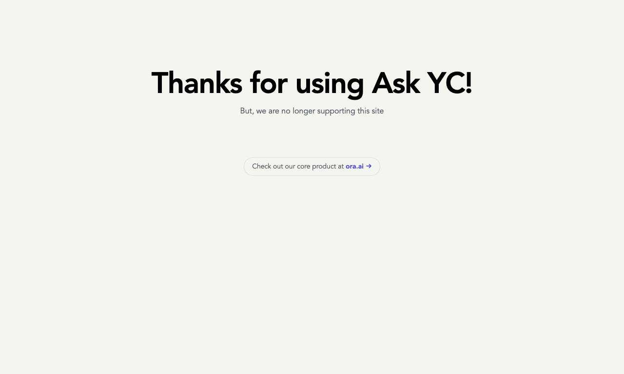Ask YC — превью