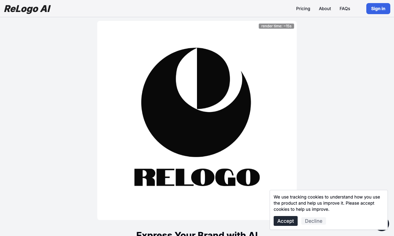 Relogoai — интерфейс
