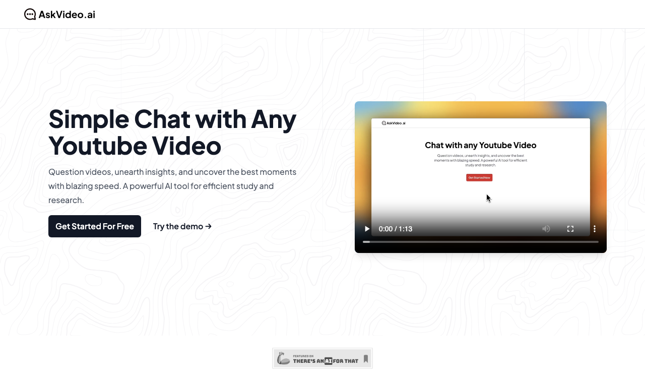 AskVideo — превью