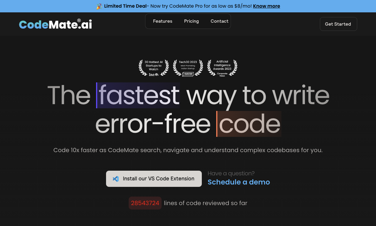 CodeMate — интерфейс