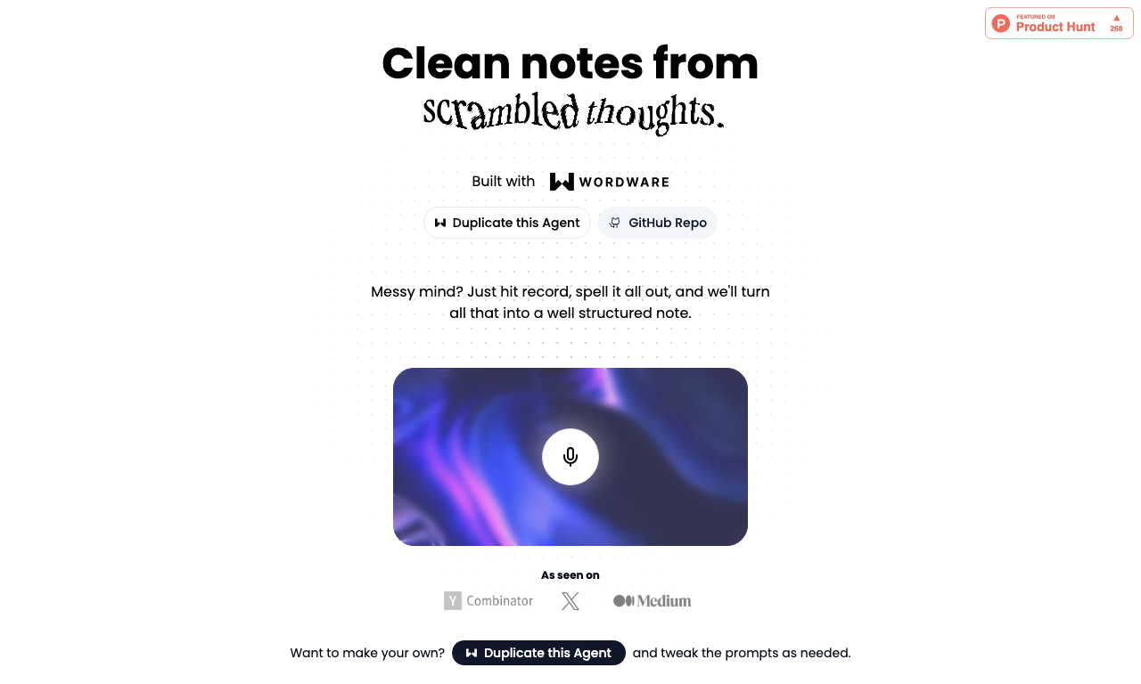 Audioscribe — превью