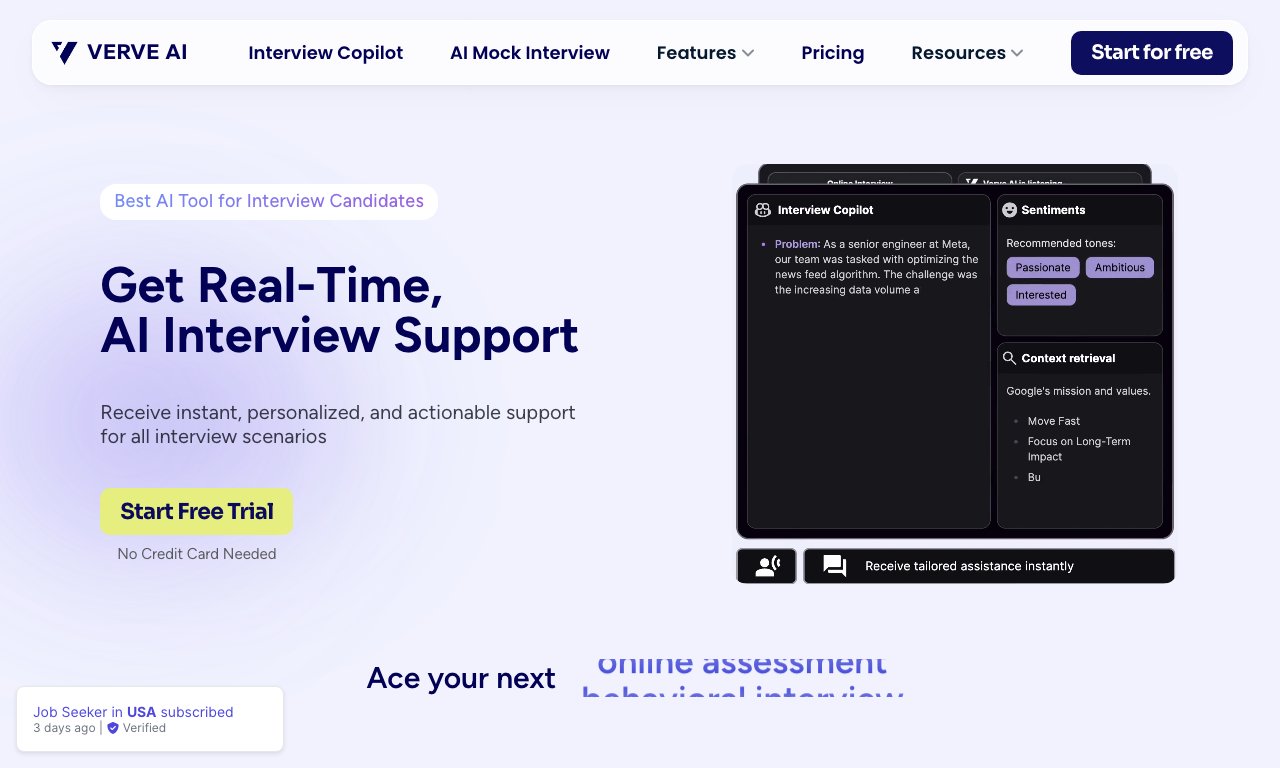 Verve AI - Interview Copilot — превью
