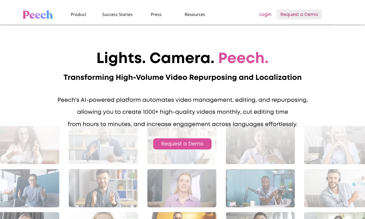 PEECH — интерфейс