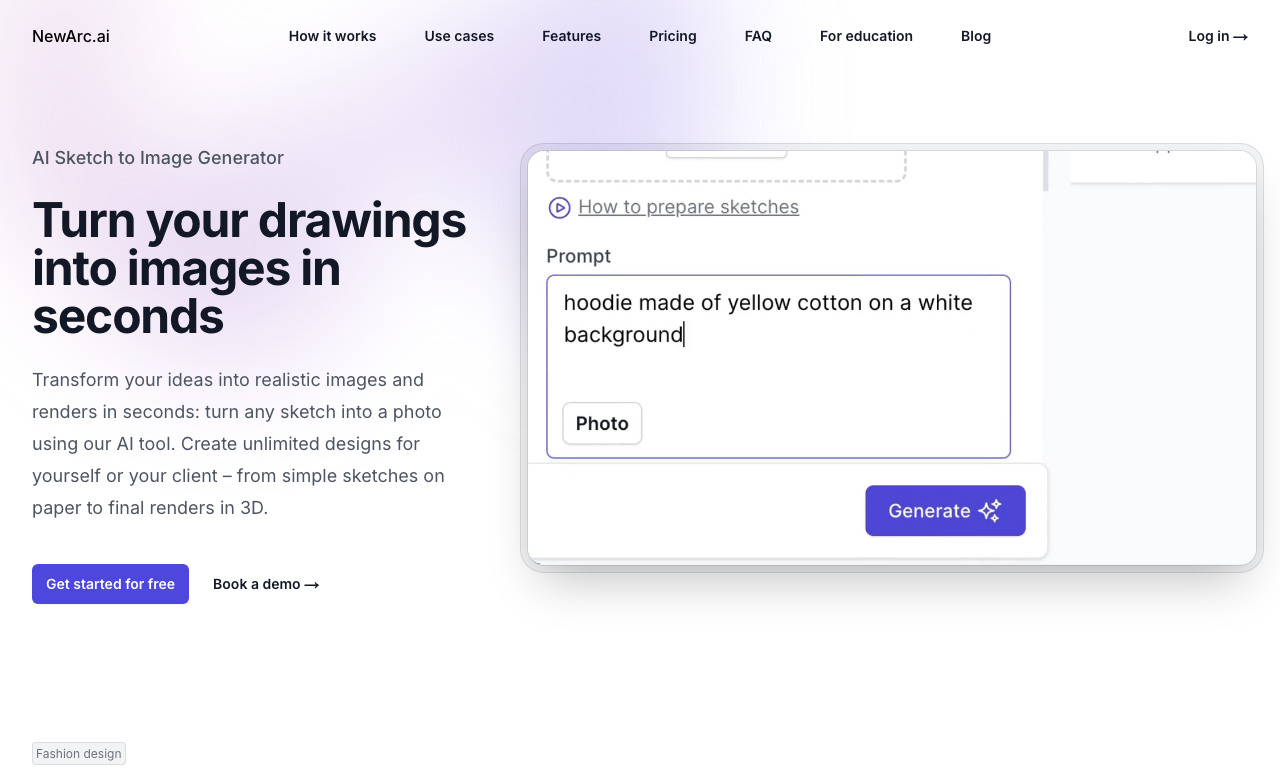 NewArc AI — интерфейс