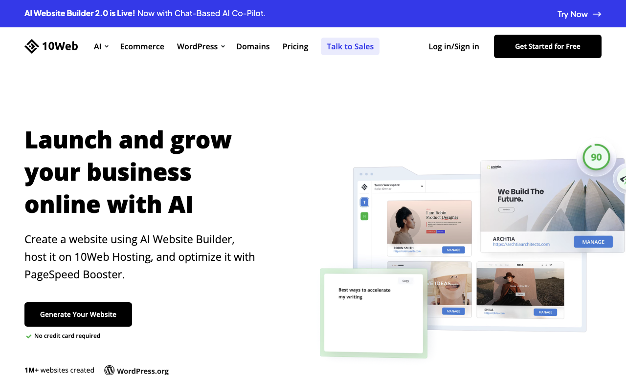 10Web — превью