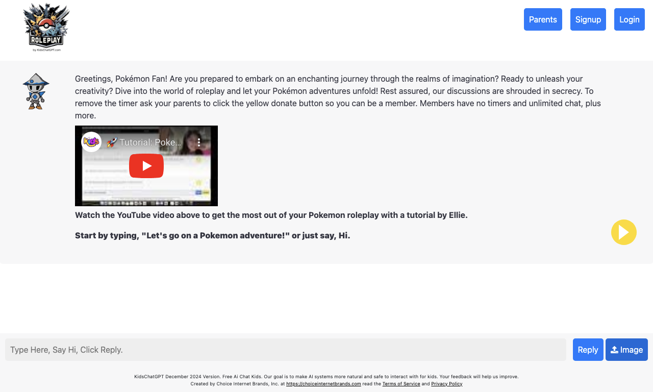 Roleplay Pokemon A.I. — превью
