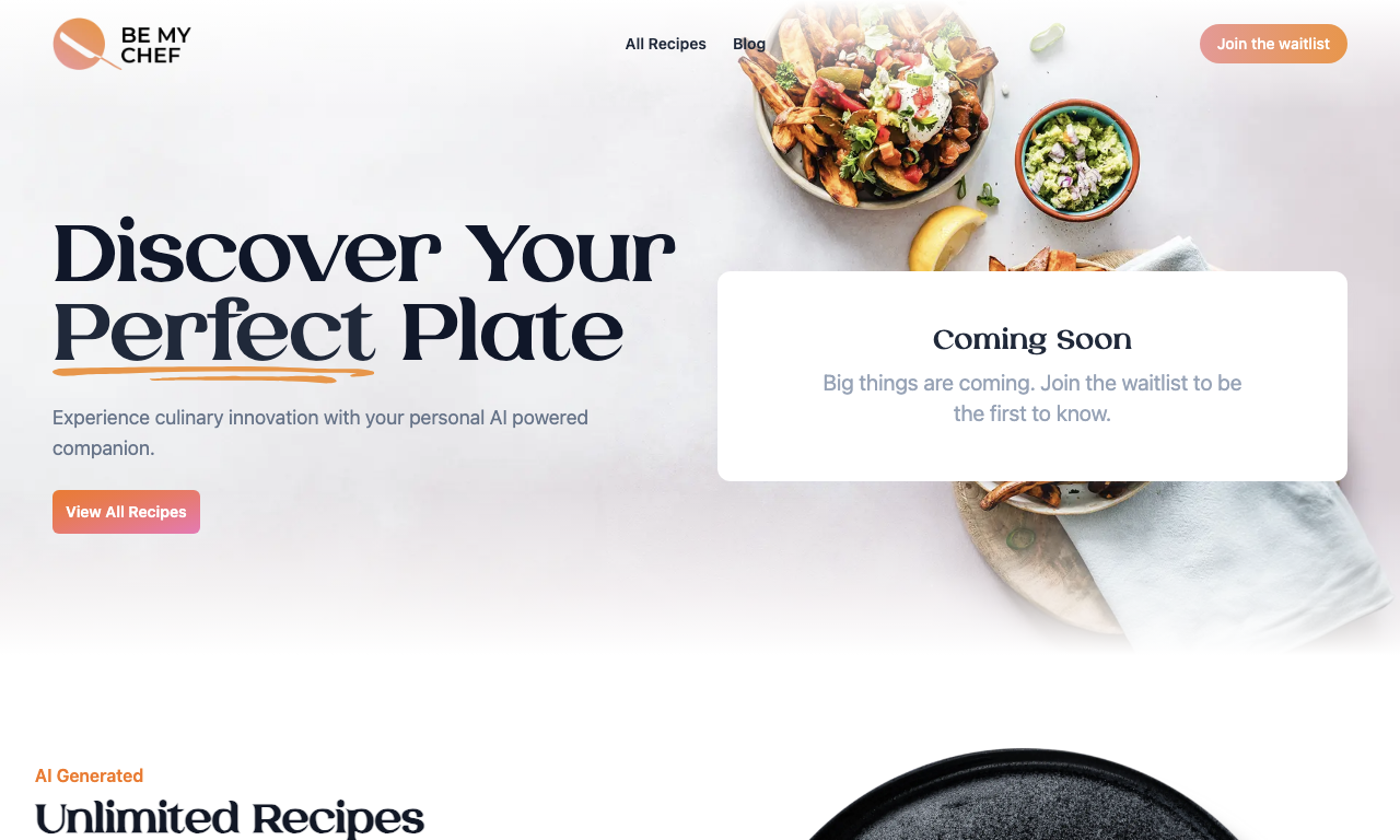 Be My Chef — превью