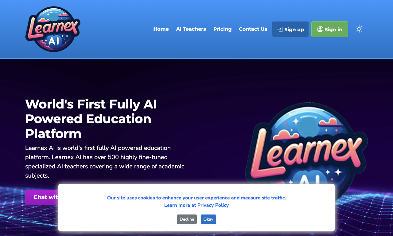 Learnex AI — превью