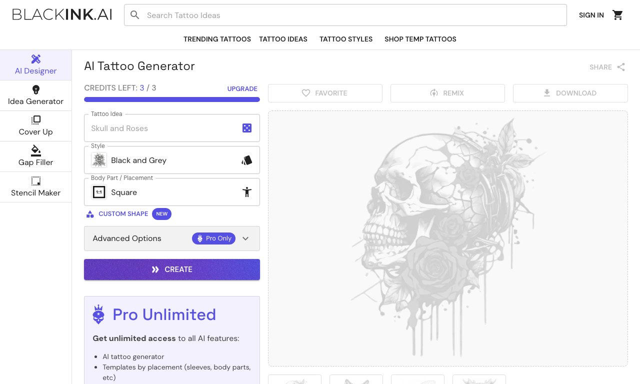 Blackink AI — превью