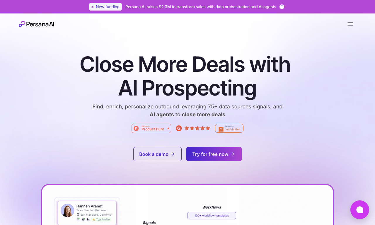 Persana AI — превью