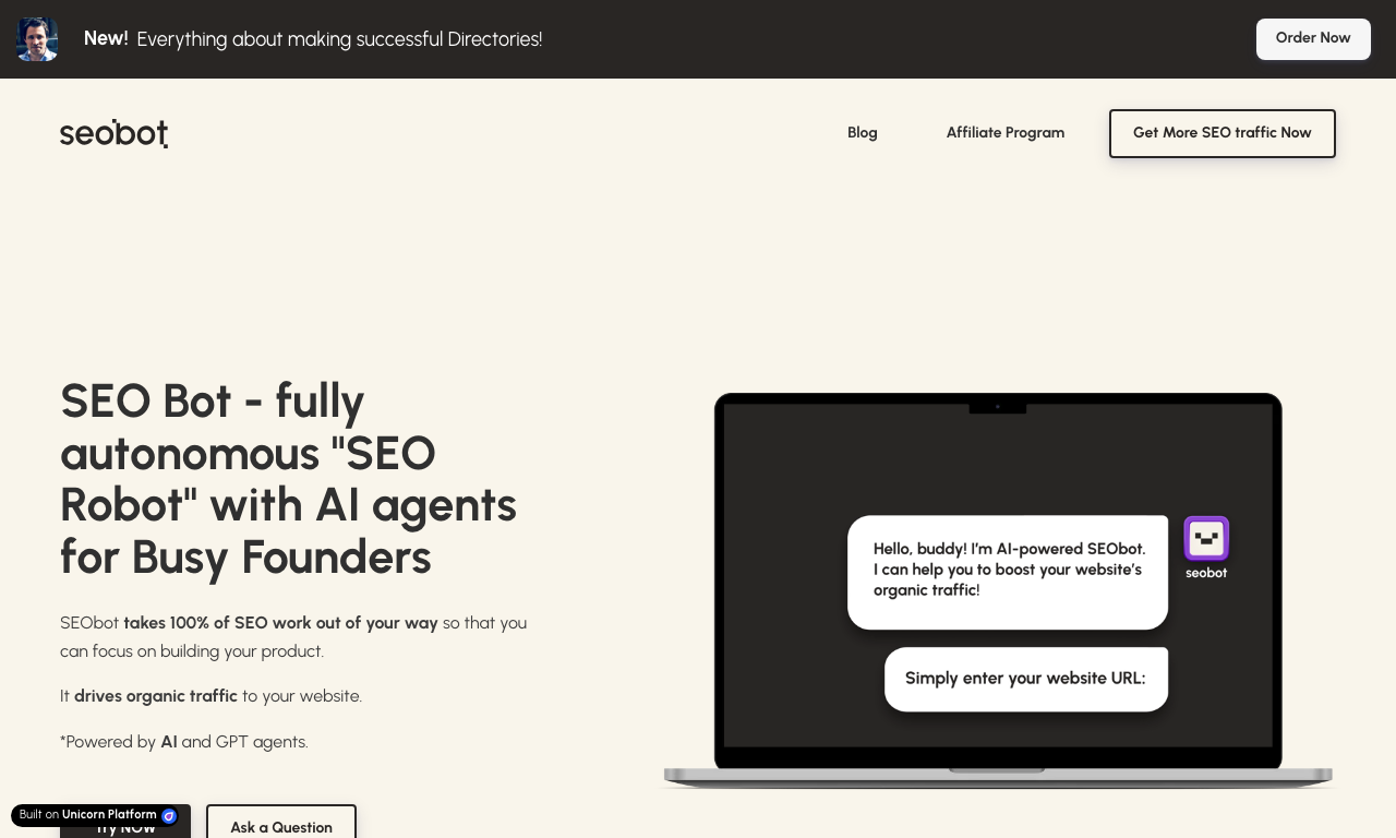 SEObot — превью