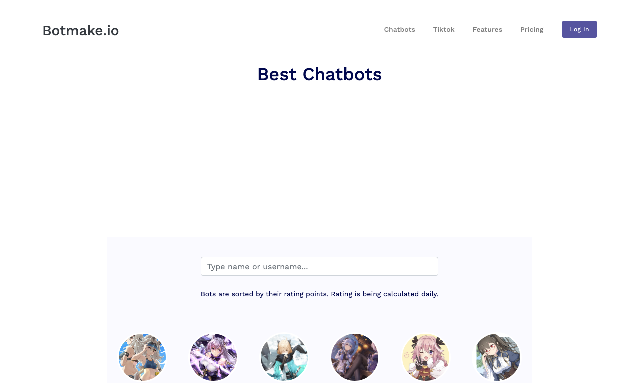 Botmake.io — интерфейс