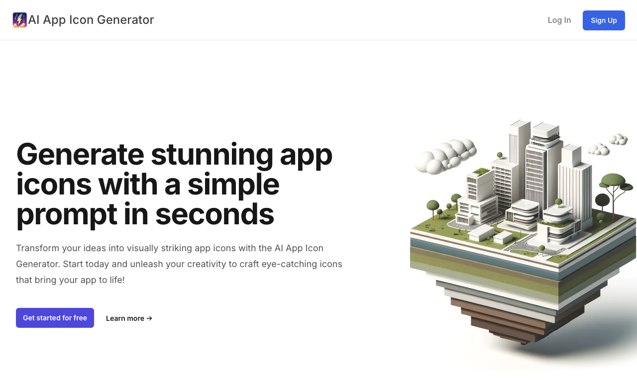AI App Icon Generator — превью