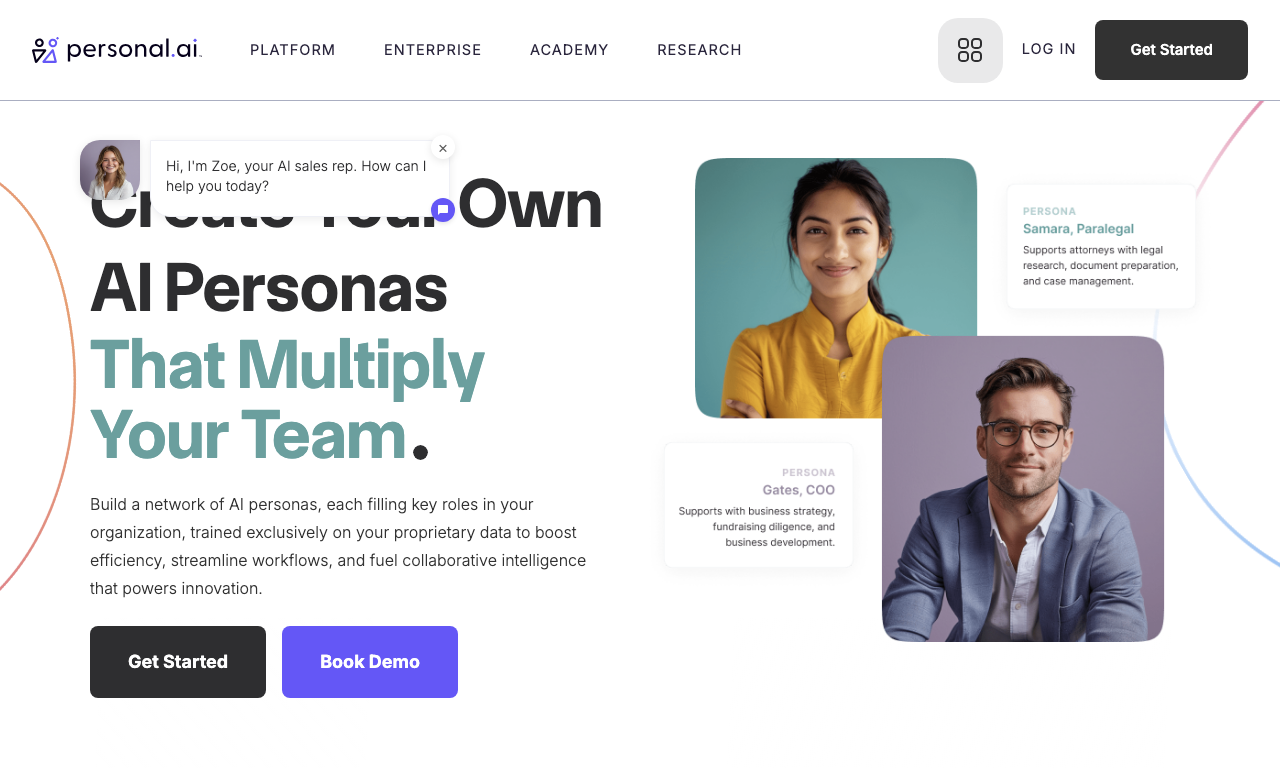 Personal AI — интерфейс