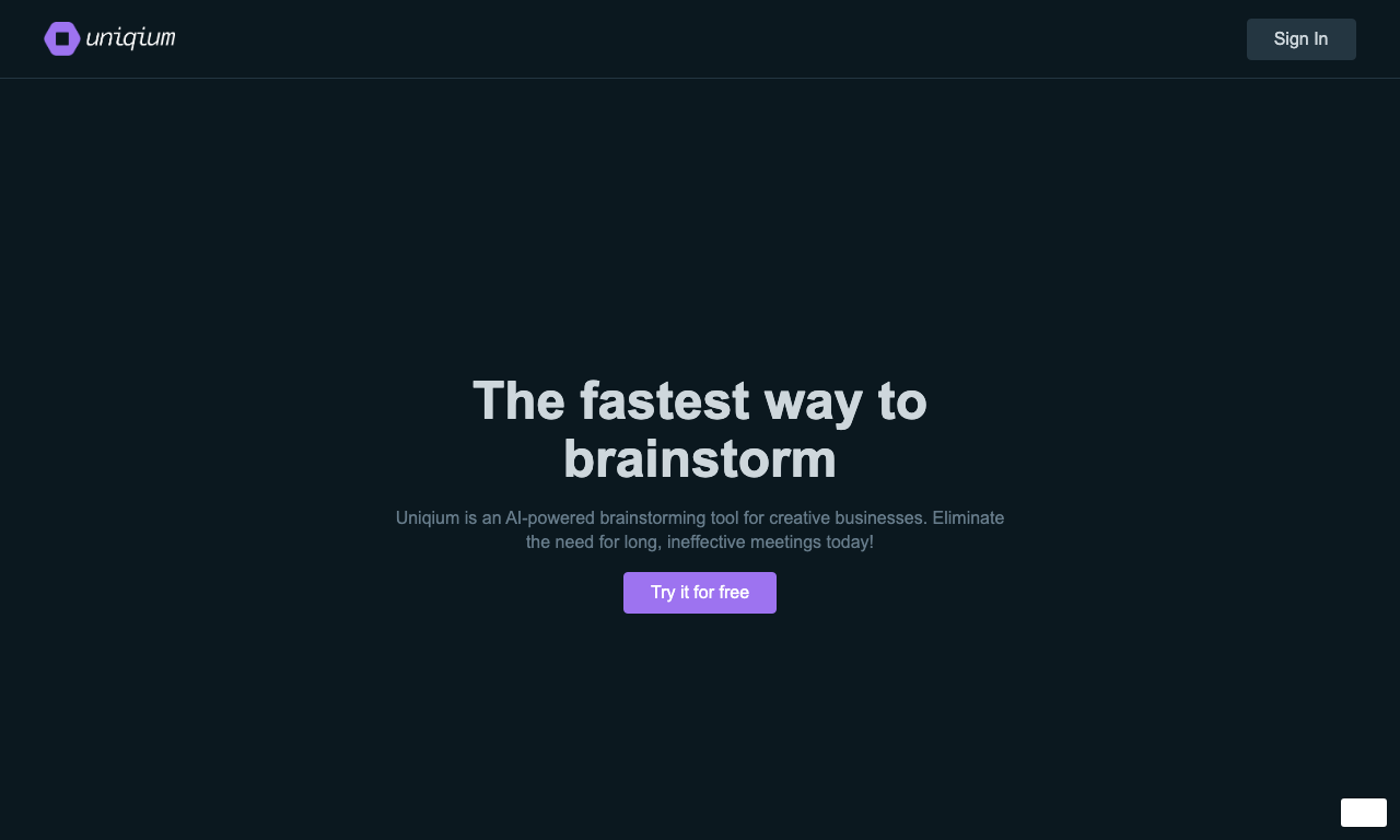 Brainstorm Buddy — интерфейс