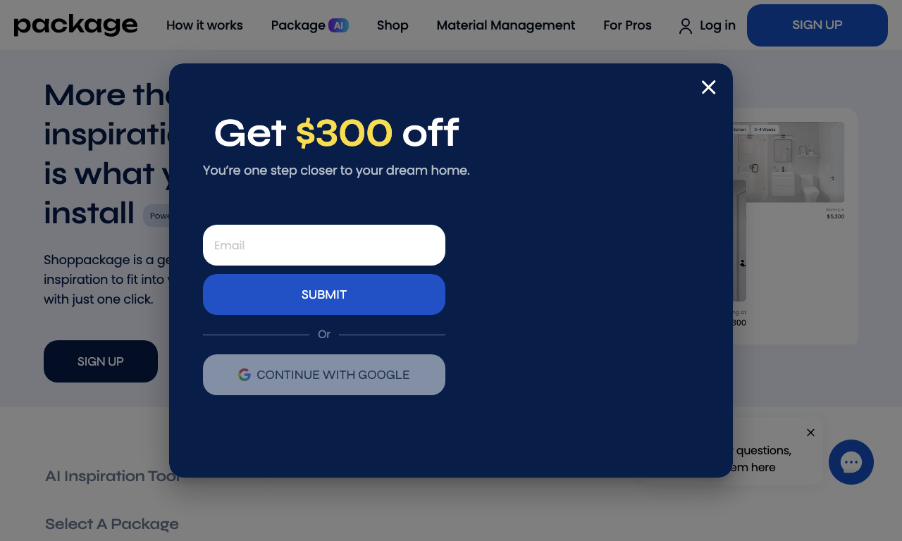 shoppackage AI — превью