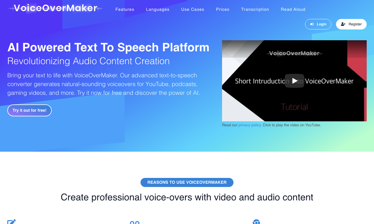 VoiceOverMaker — превью