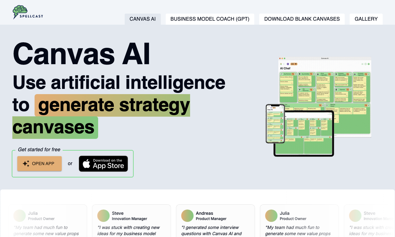 Canvas AI — превью