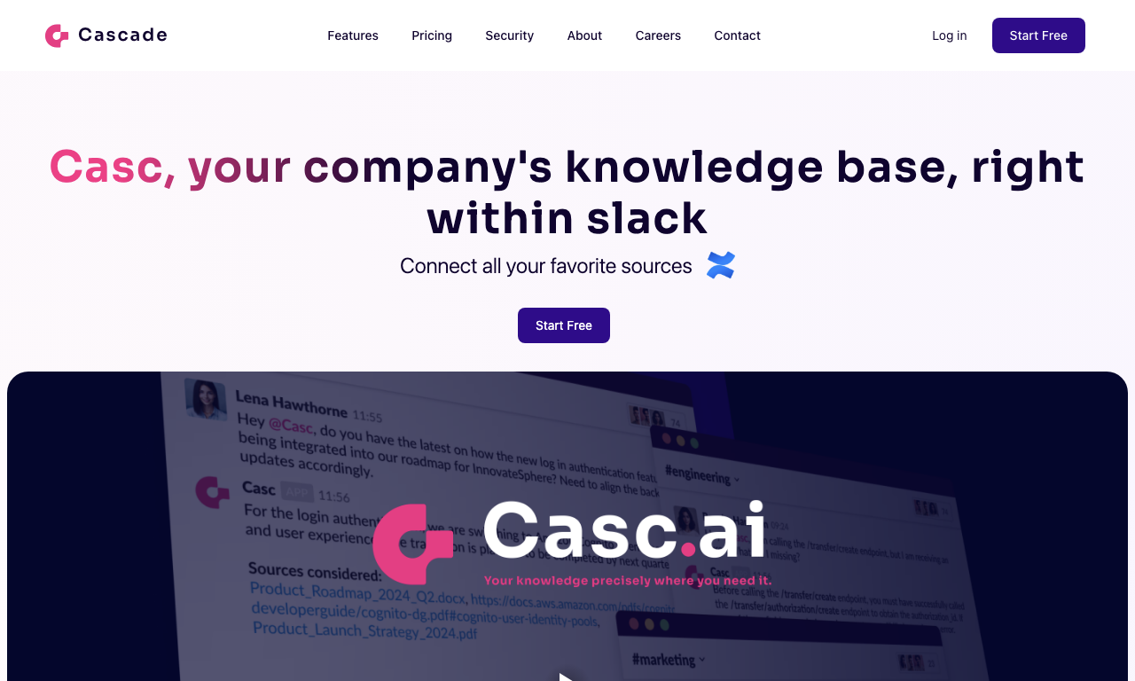 Cascade — превью