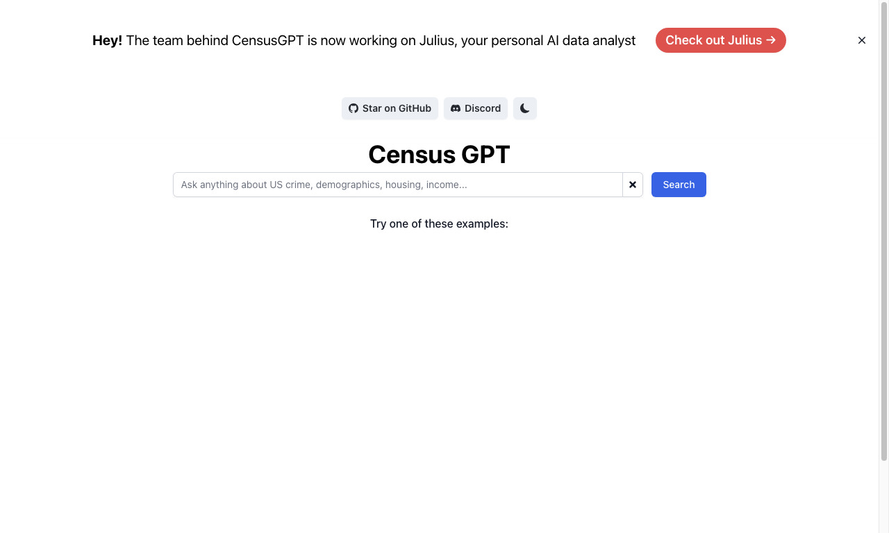 Census GPT — превью