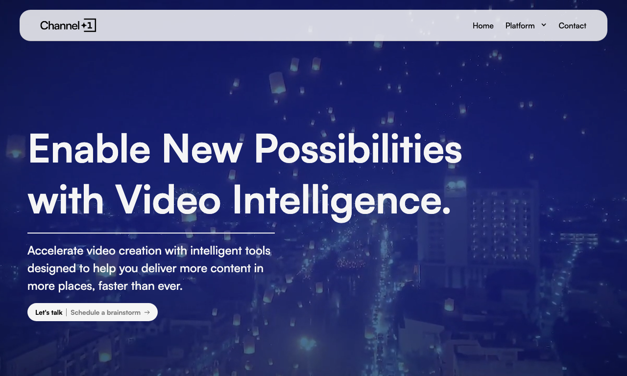Channel1 AI — превью