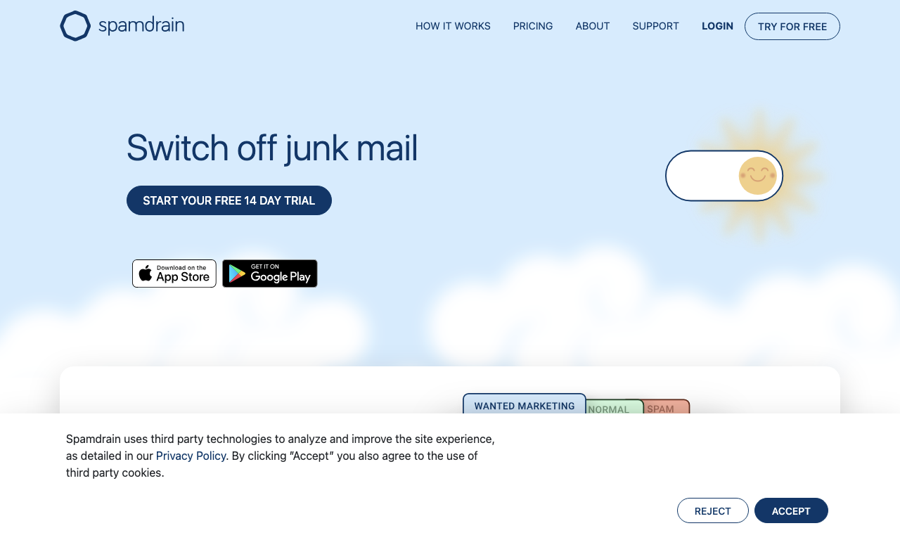 Spamdrain antispam — превью