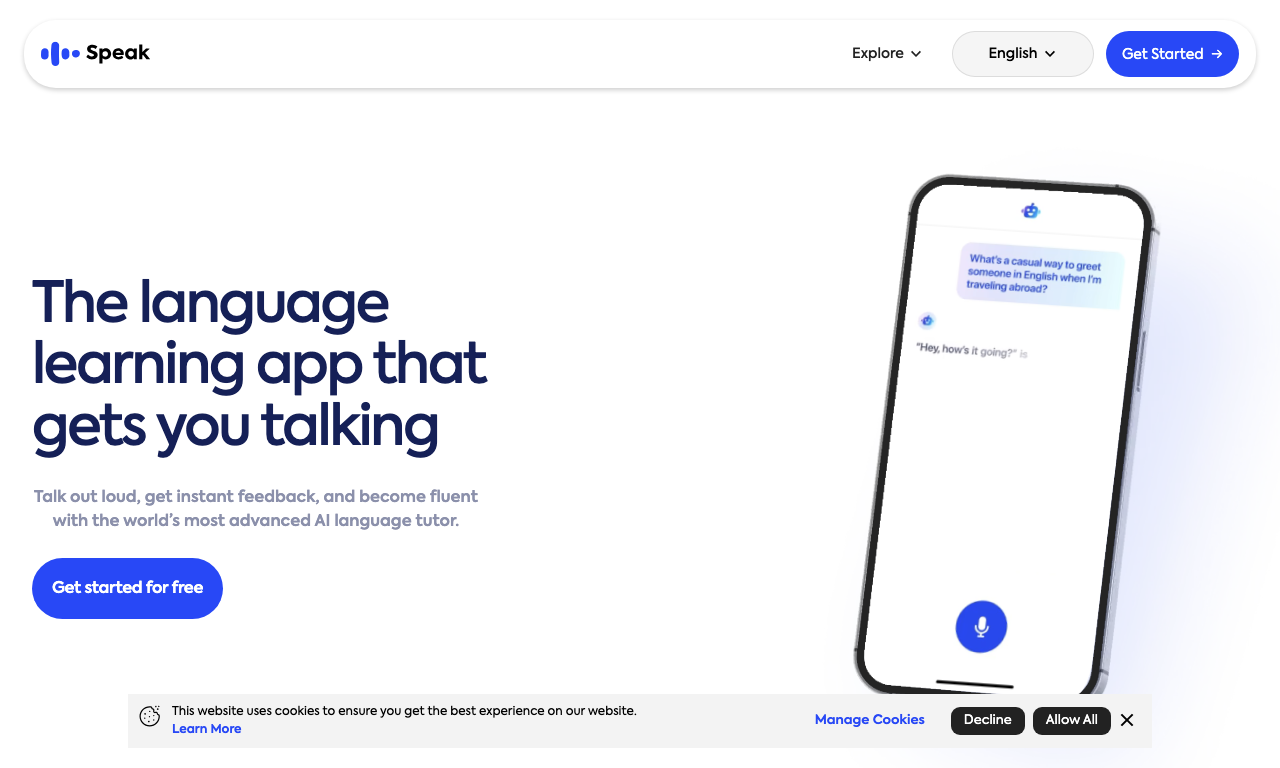 Speak — превью