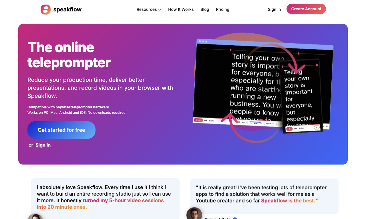 speakflow.com — превью