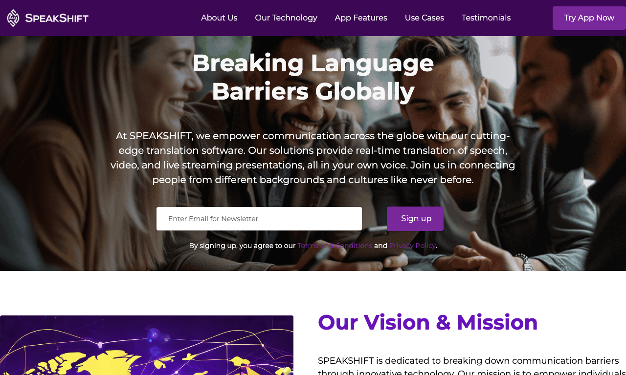 Speakshift AI — превью