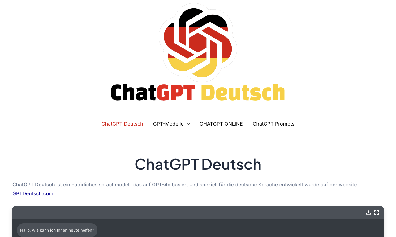 ChatGPT Deutsch — превью