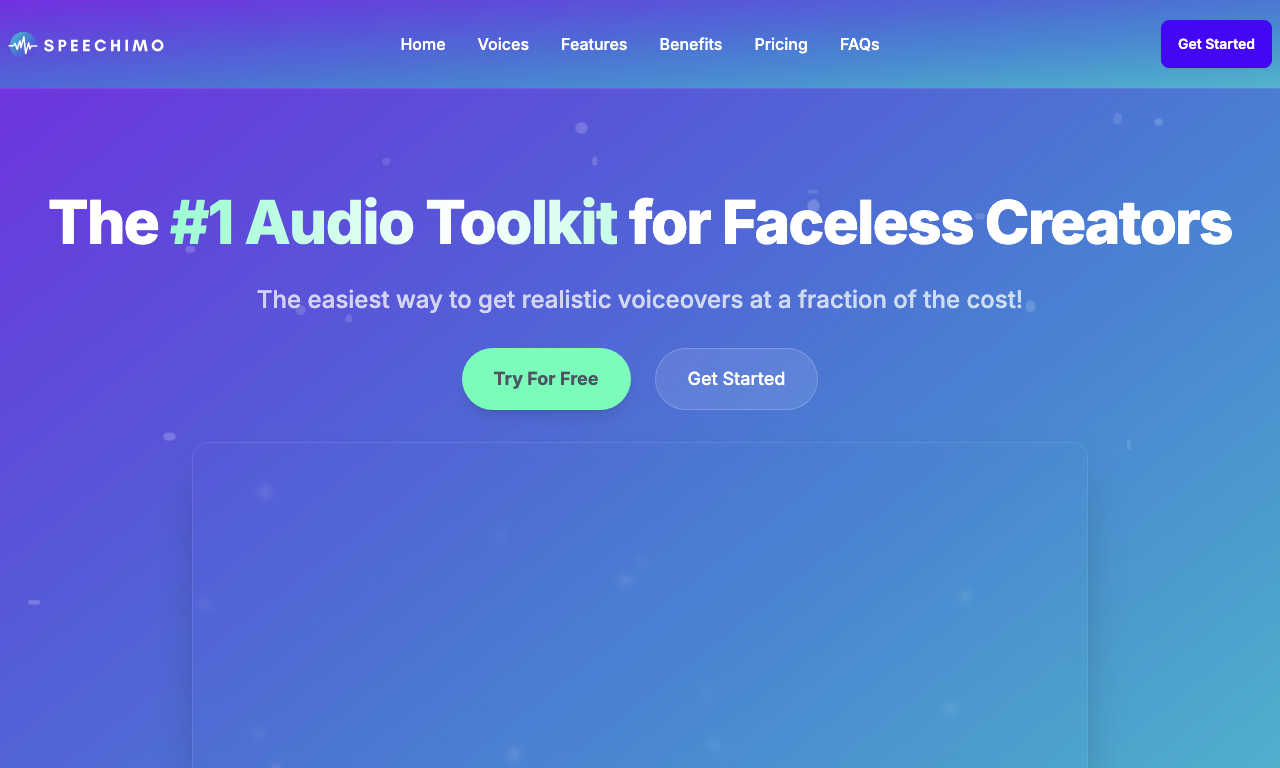 Speechimo — интерфейс