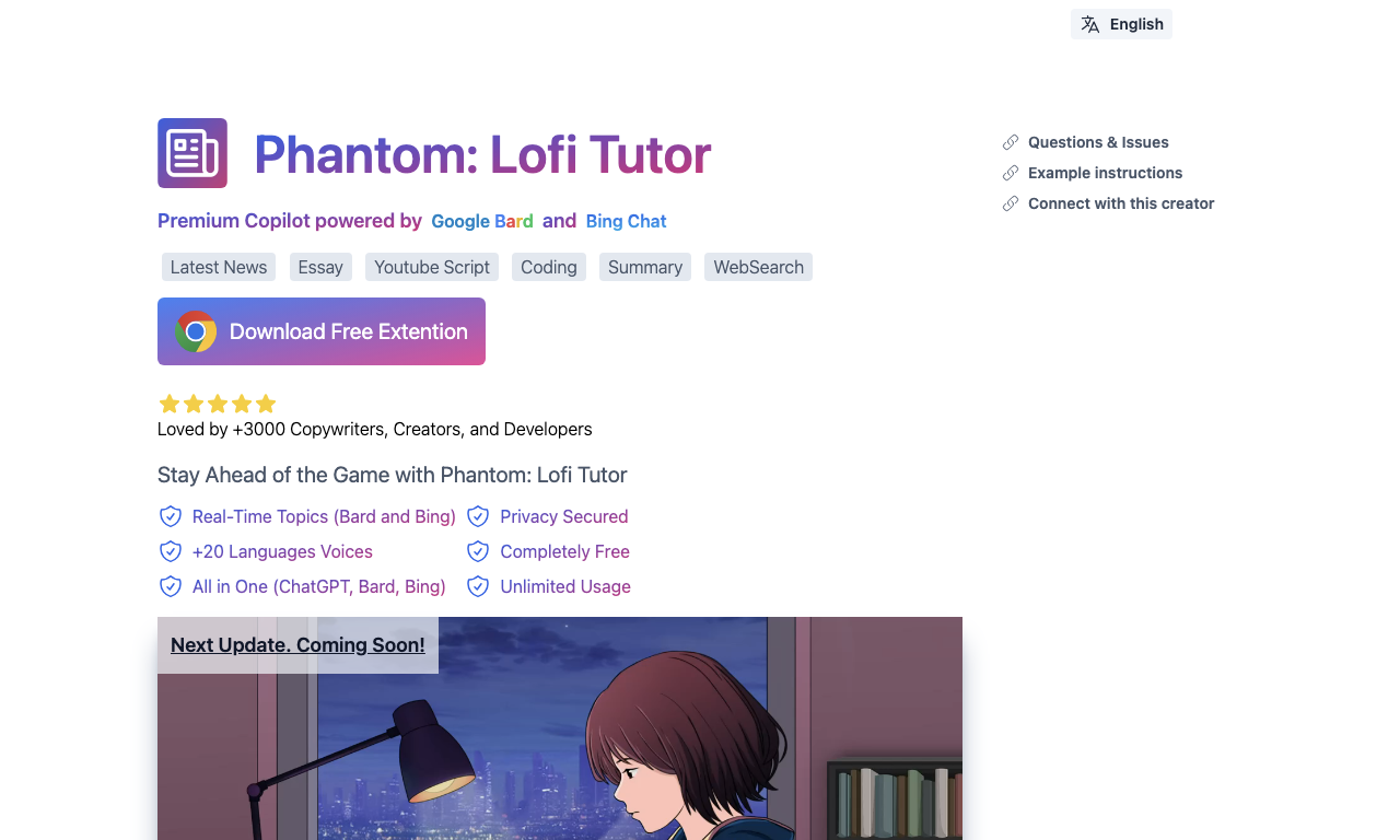 ChatGPT Phantom — превью