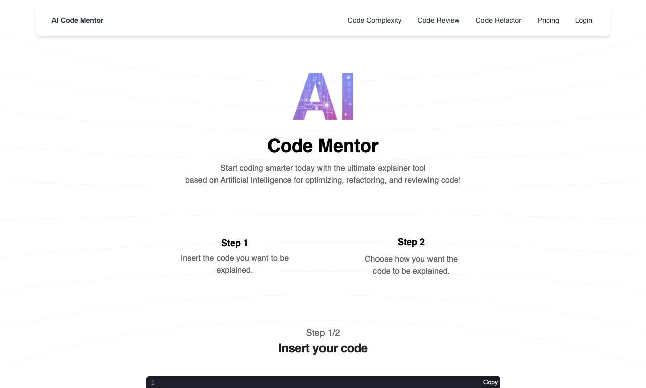 AI Code Mentor — превью