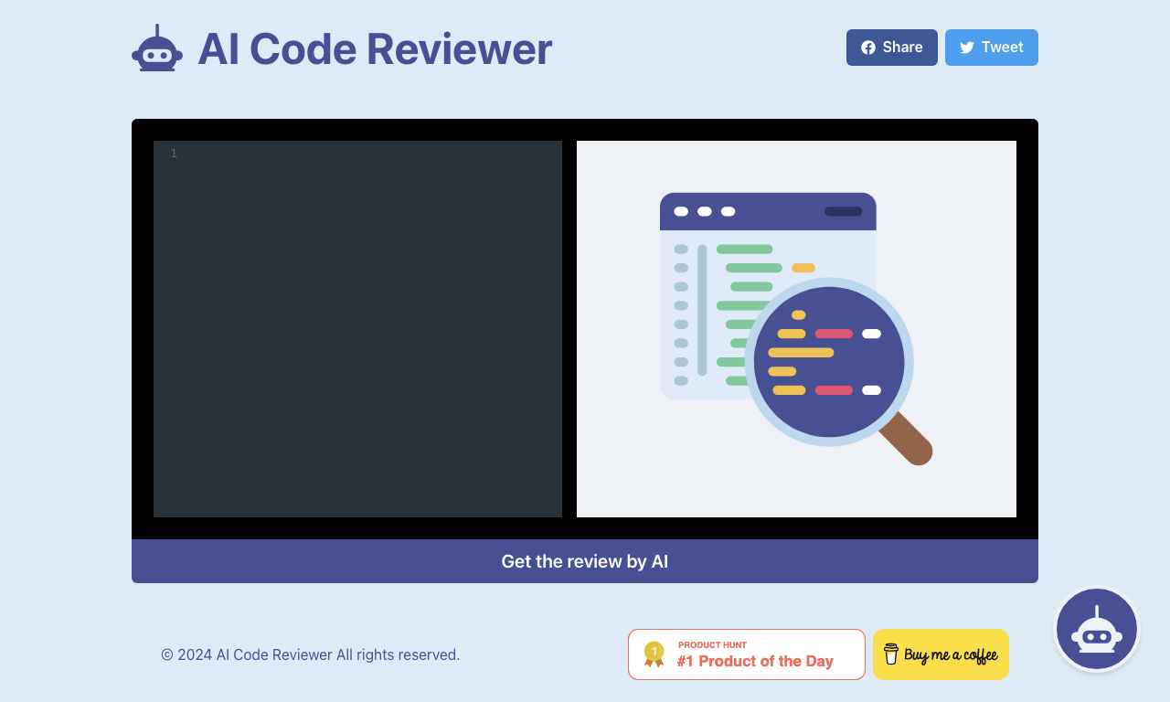 AI Code Reviewer — превью