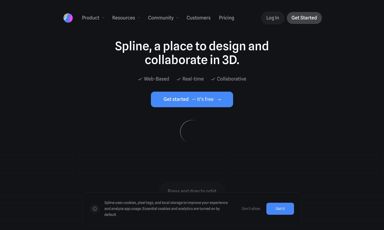Spline — интерфейс