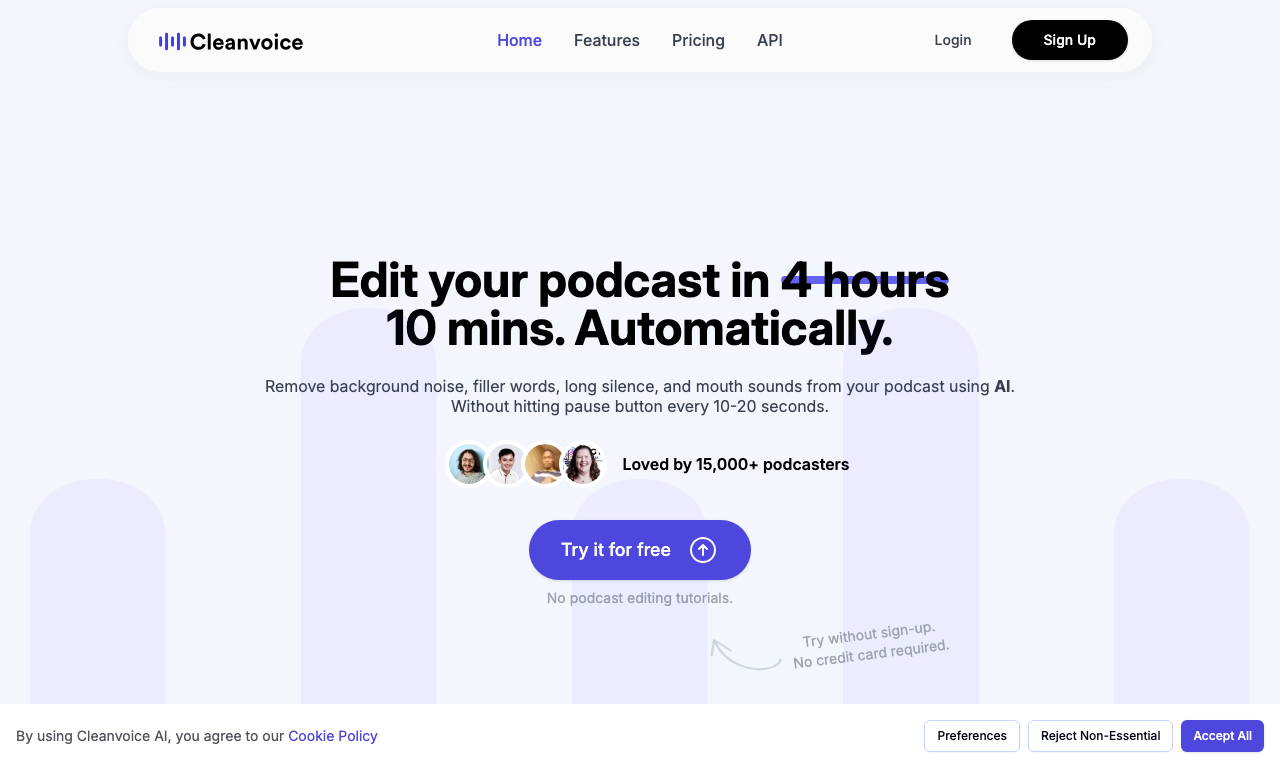 Cleanvoice AI — превью