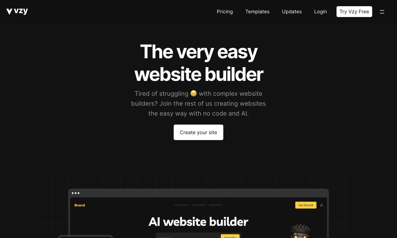 Vzy — интерфейс