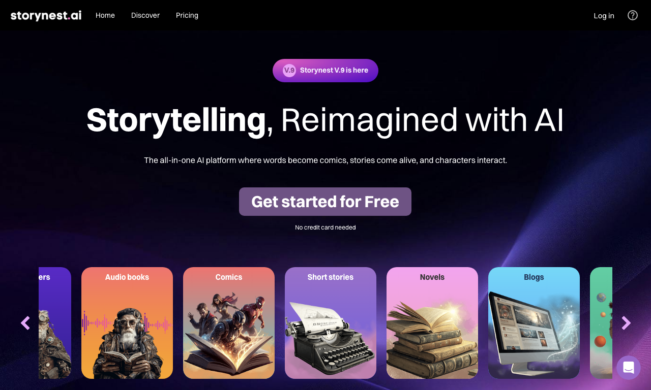 Storynest AI — превью