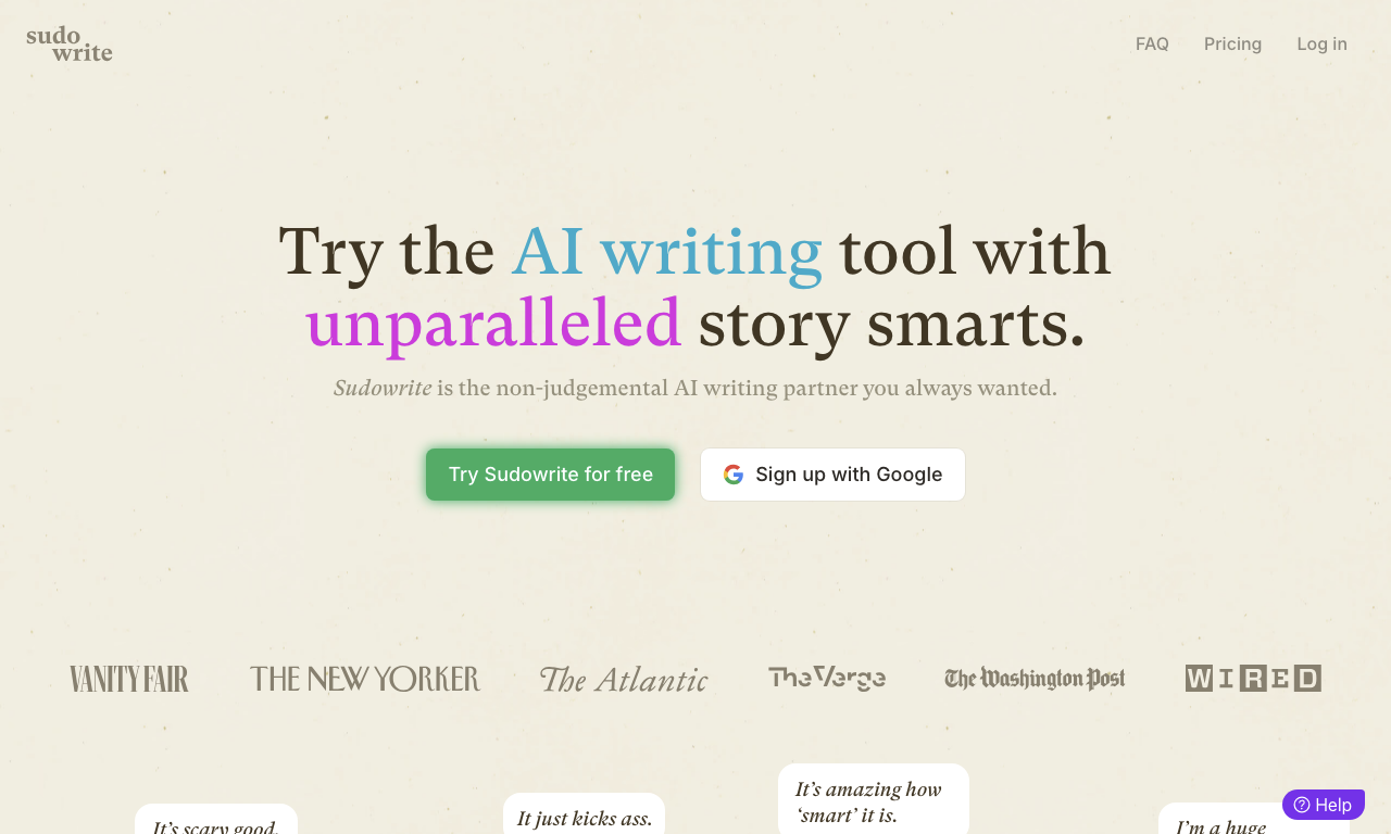 Sudowrite — превью