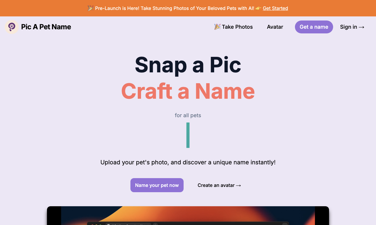 Pic A Pet Name — превью