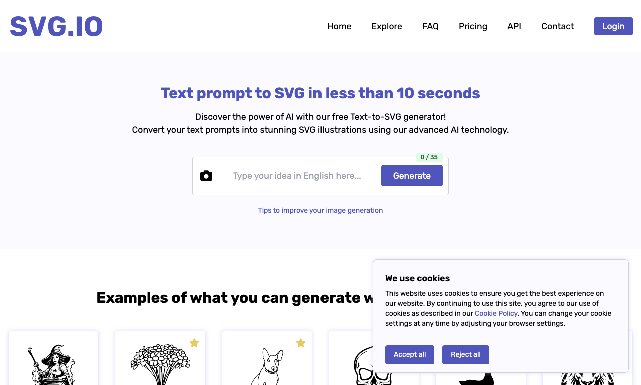 SVG.io — превью