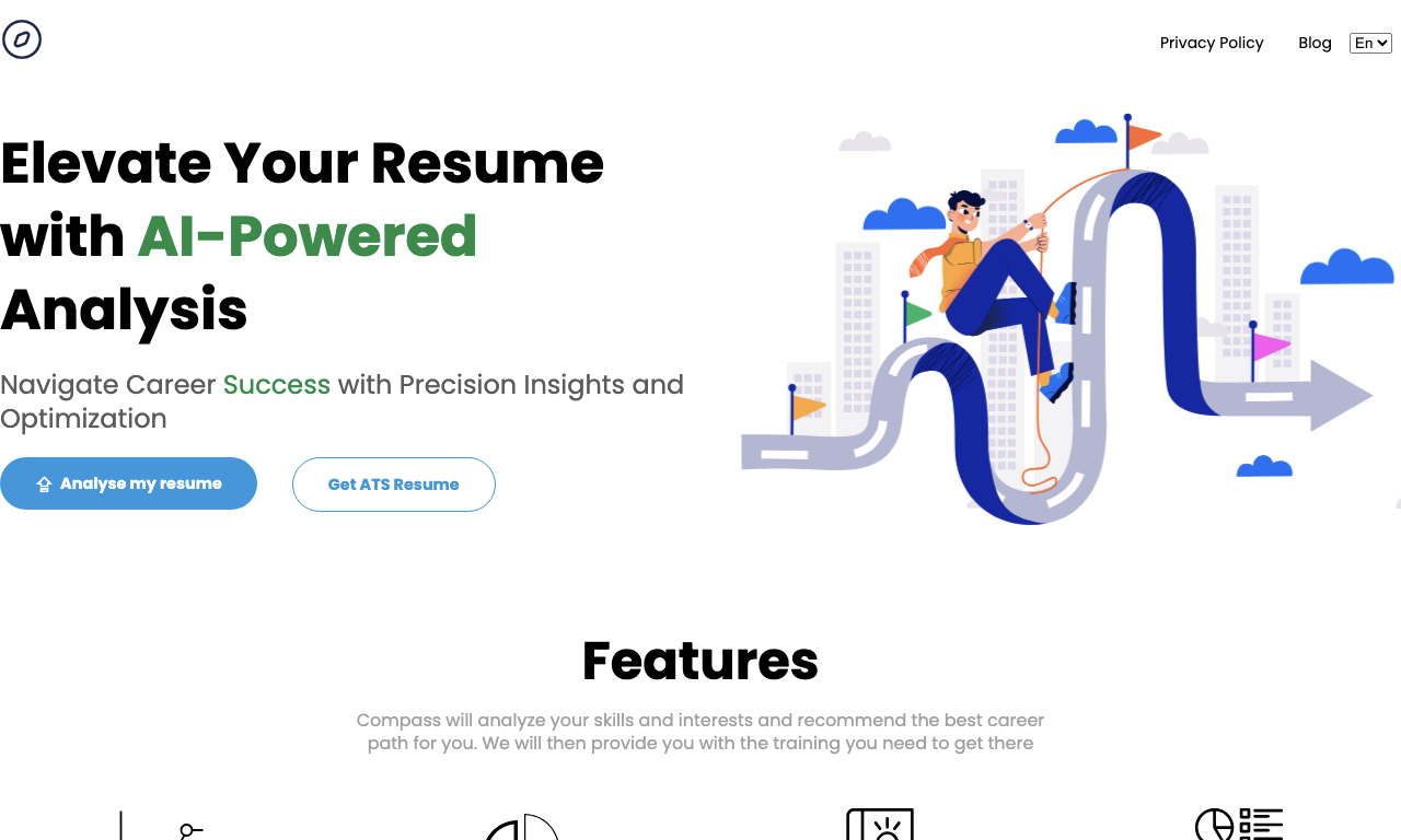 Compass — интерфейс