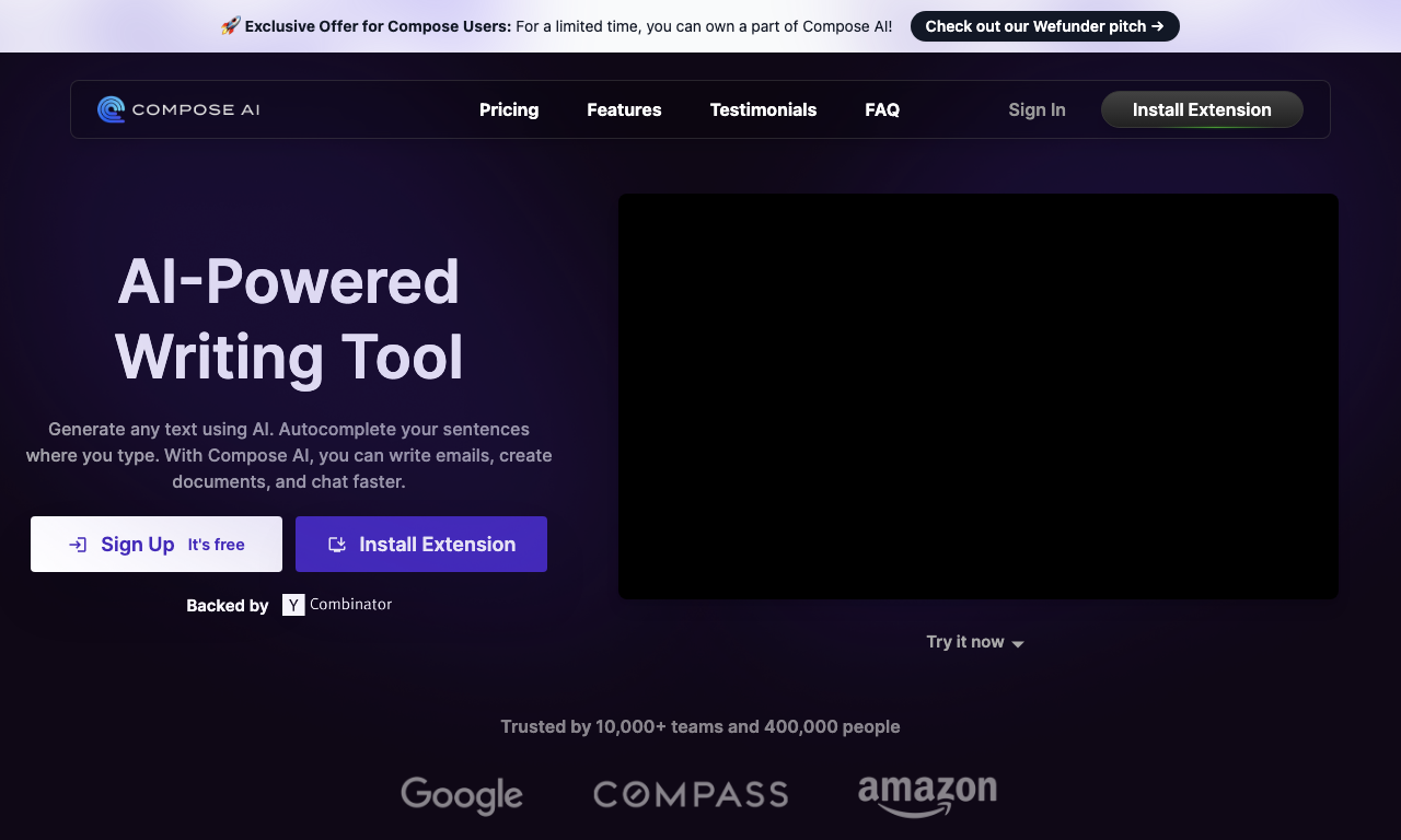 Compose — интерфейс