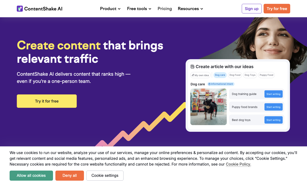 ContentShake AI by Semrush — превью