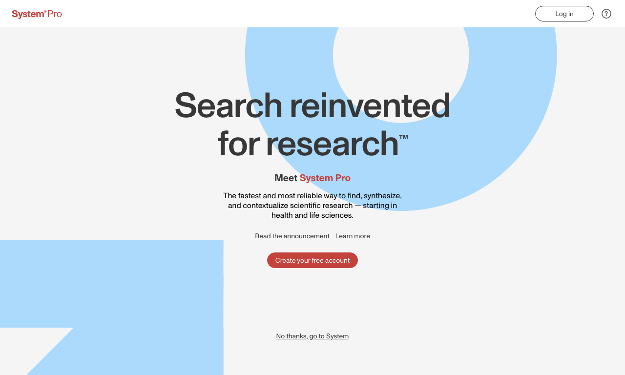 System Pro — интерфейс