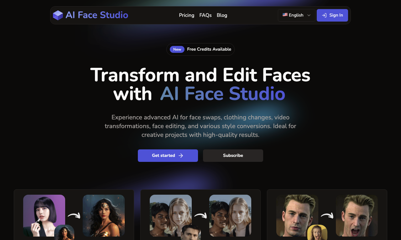 AI Face Studio — превью