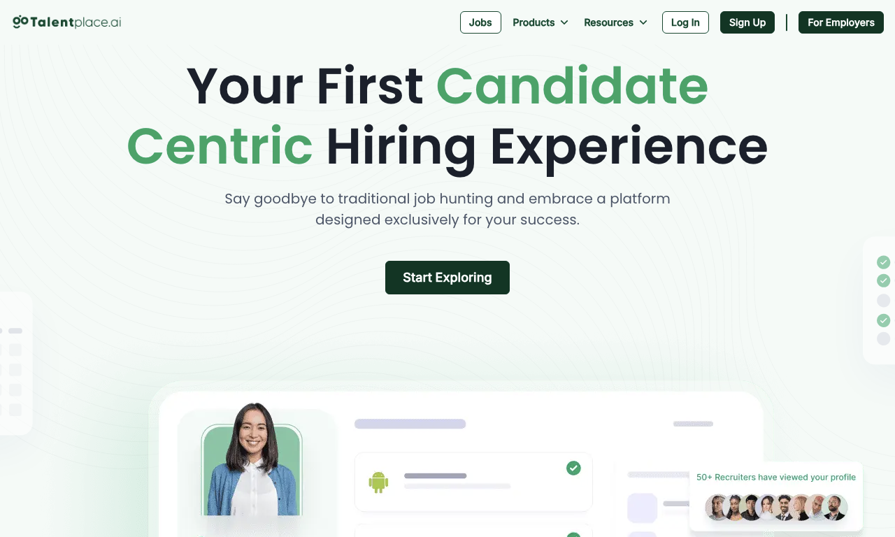 Talentplace AI — интерфейс